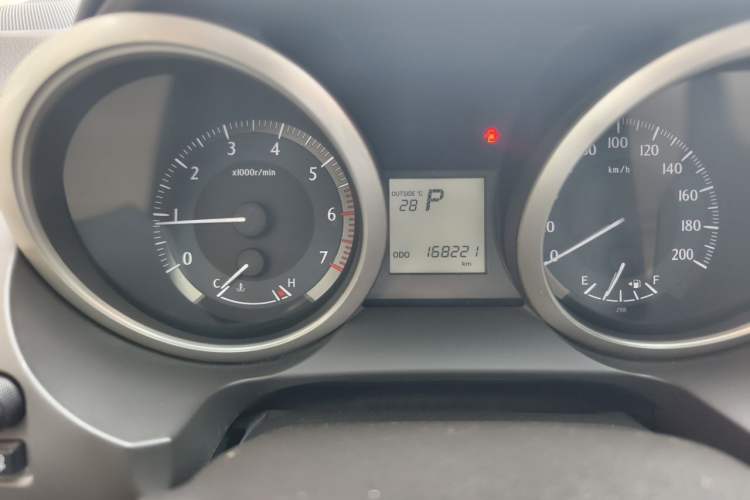 Used Toyota Prado  Odometer Close Up