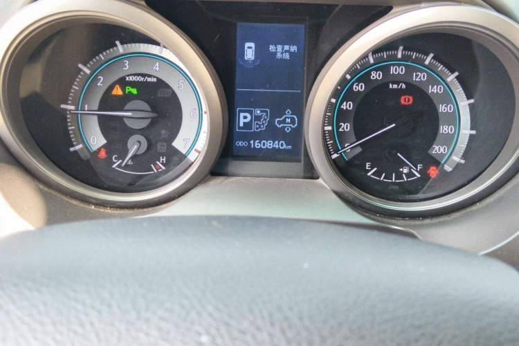 Used Toyota Prado 2010 4.0L Automatic VX NAVI Odometer Close Up