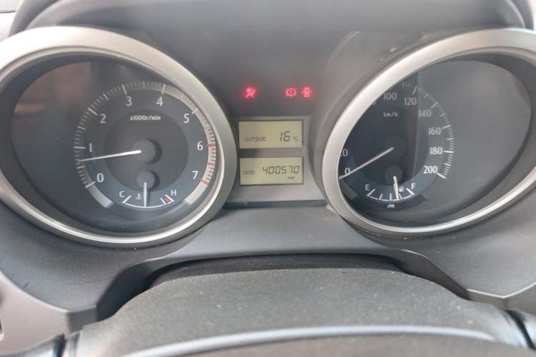 Used Toyota Prado  Odometer Close Up
