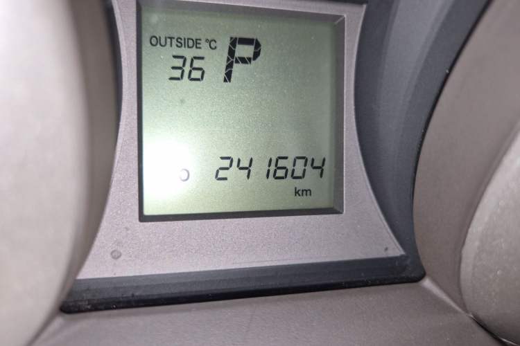 Used Toyota Prado 2010 2.7L Automatic Standard Edition Odometer Close Up