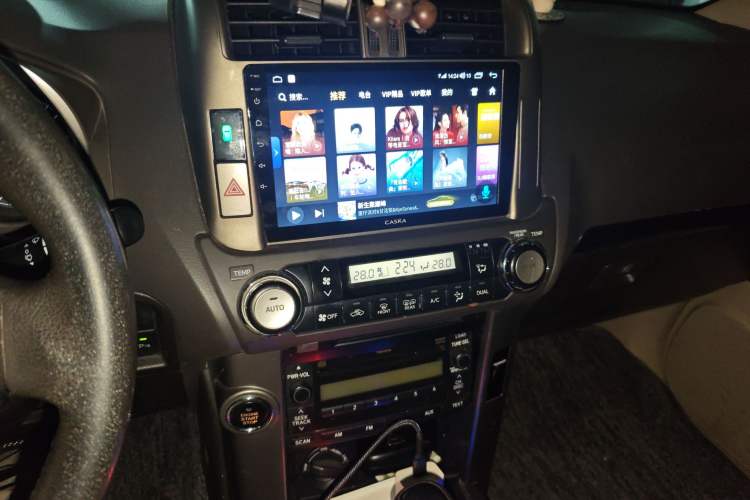 Used Toyota Prado 2010 2.7L Automatic Standard Edition Audio And AC Panel