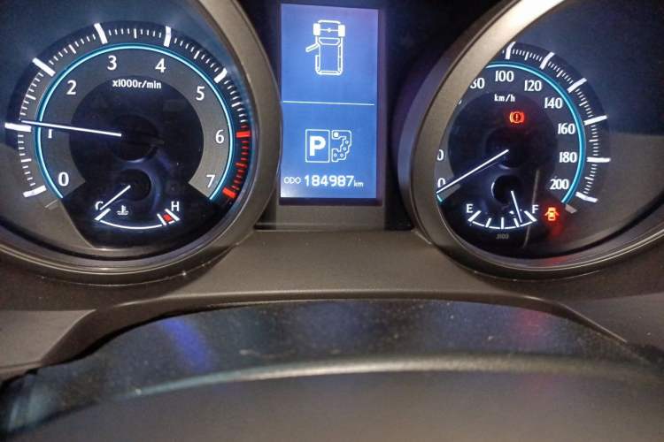 Used Toyota Prado 2010 4.0L Automatic TX Odometer Close Up