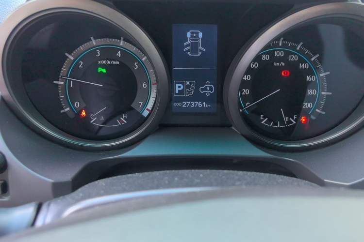 Used Toyota Prado 2010 4.0L Automatic VX NAVI Odometer Close Up
