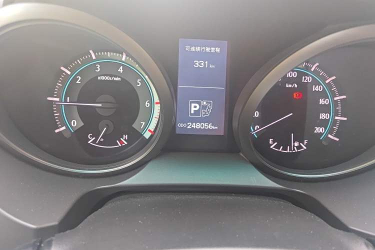 Used Toyota Prado 2010 4.0L Automatic TX-L Odometer Close Up