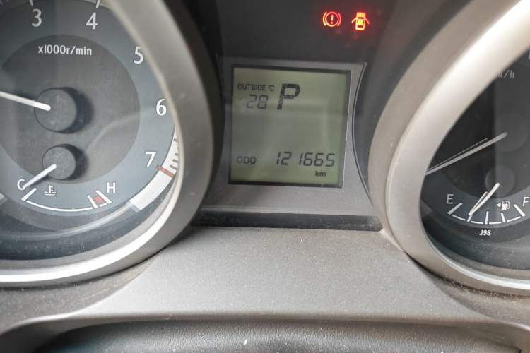 Used Toyota Prado 2010 2.7L Automatic Standard Edition Odometer Close Up