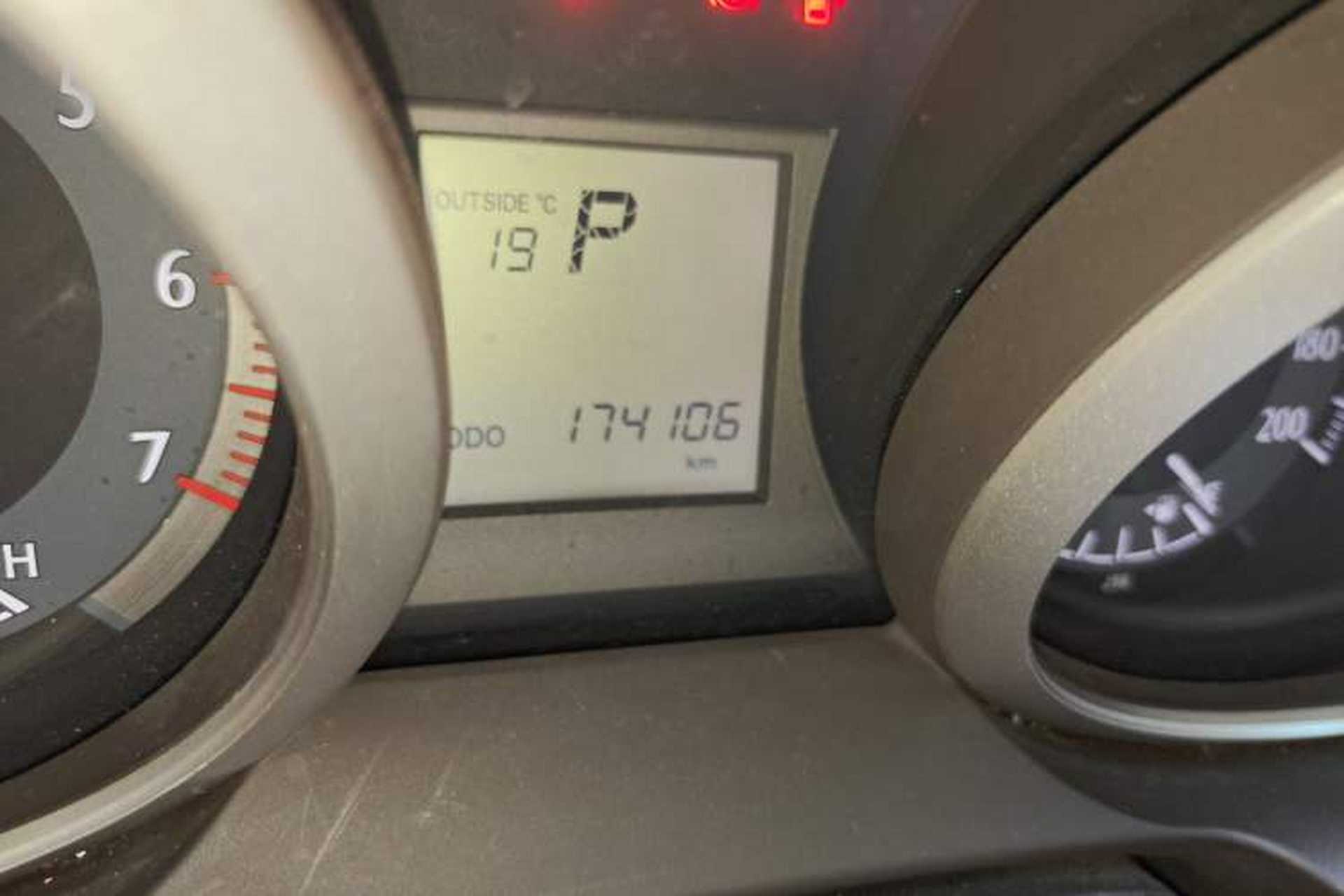 Used Toyota Prado 2010 2.7L Automatic Standard Edition Odometer Close Up