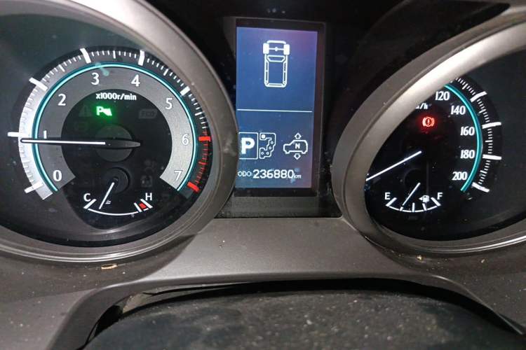 Used Toyota Prado 2010 4.0L Automatic VX NAVI Odometer Close Up