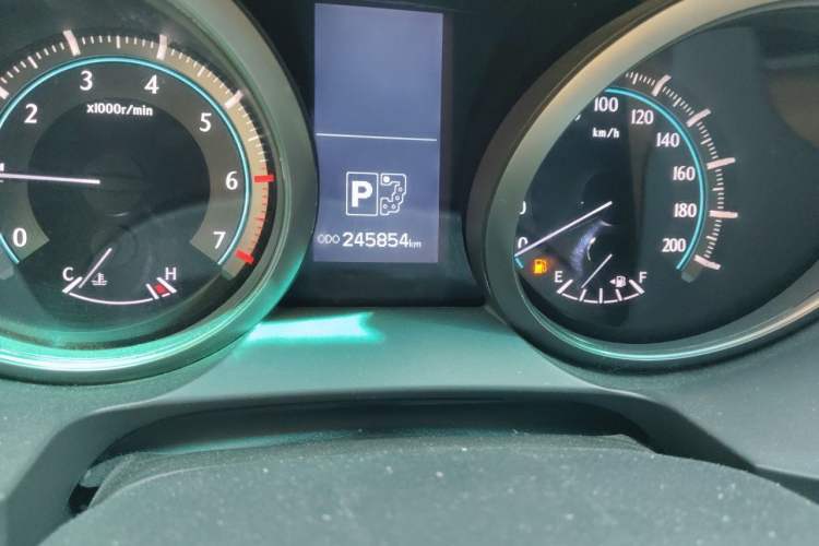 Used Toyota Prado 2010 4.0L Automatic TX-L Odometer Close Up