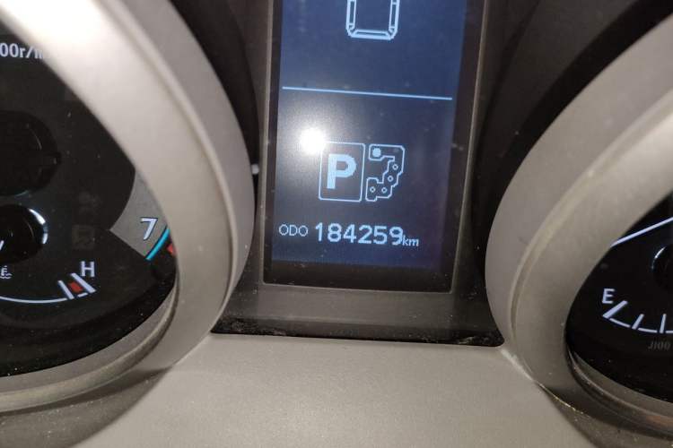 Used Toyota Prado 2010 4.0L Automatic TX-L NAVI Odometer Close Up