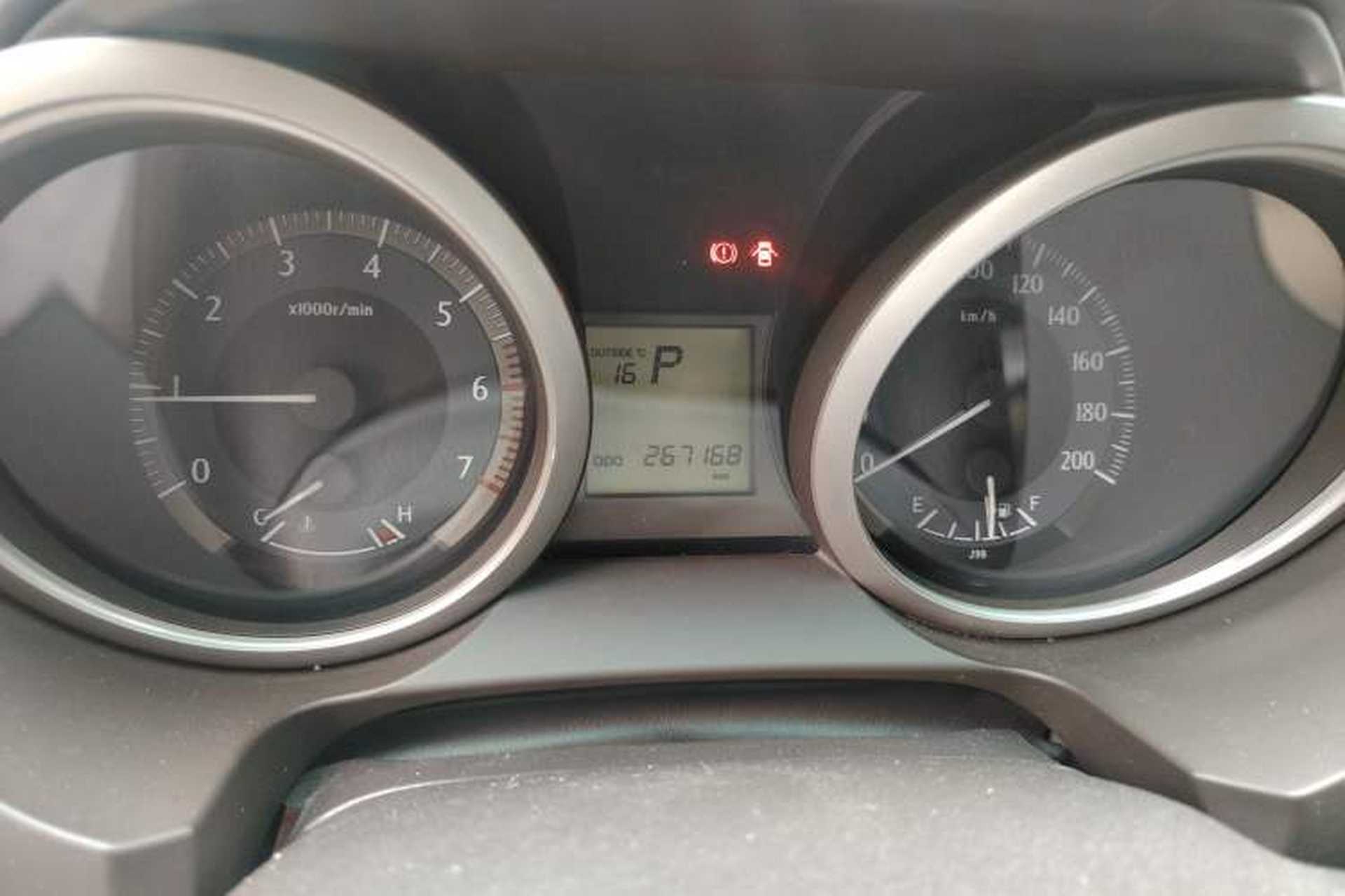 Used Toyota Prado  Odometer Close Up