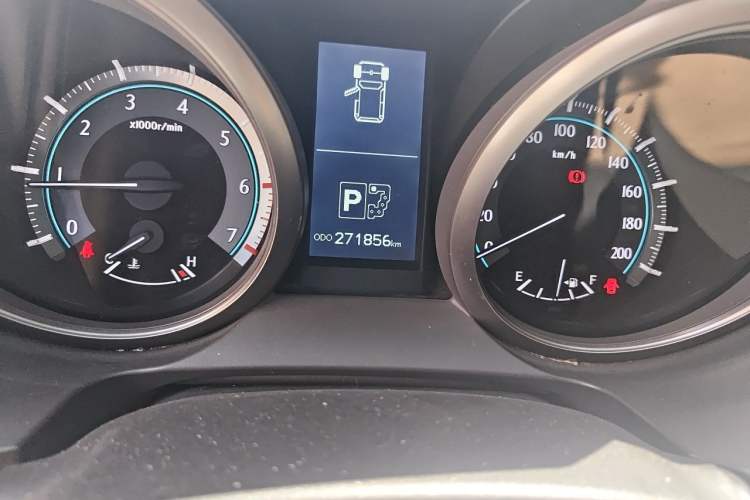 Used Toyota Prado 2010 4.0L Automatic TX-L Odometer Close Up