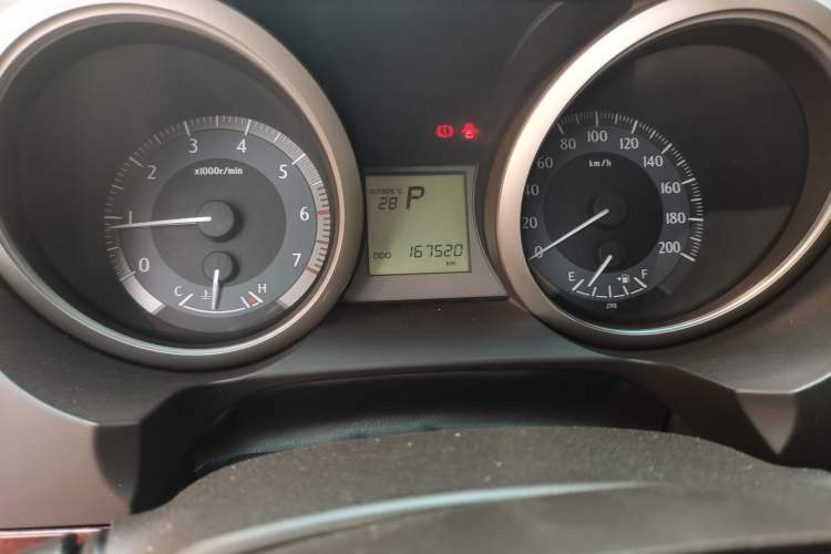 Used Toyota Prado  Odometer Close Up