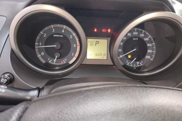 Used Toyota Prado  Odometer Close Up