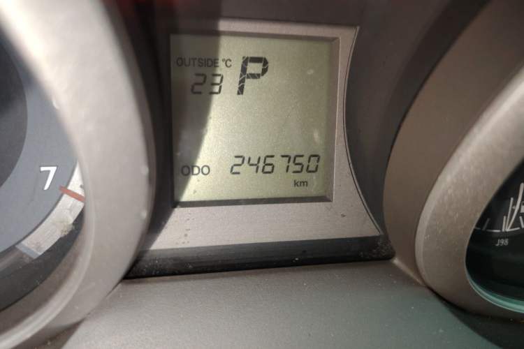 Used Toyota Prado 2010 2.7L Automatic Standard Edition Odometer Close Up