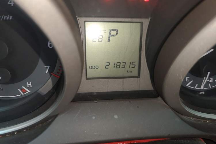 Used Toyota Prado 2010 2.7L Automatic Deluxe Edition Odometer Close Up