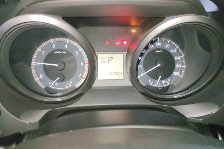 Used Toyota Prado 2010 4.0L Automatic TX Odometer Close Up