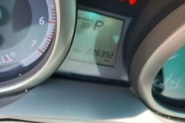Used Toyota Prado  Odometer Close Up