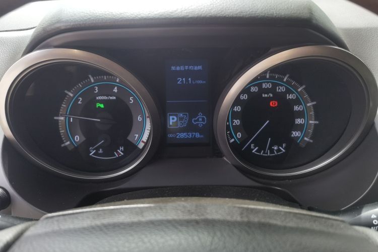 Used Toyota Prado 2010 4.0L Automatic VX NAVI Odometer Close Up