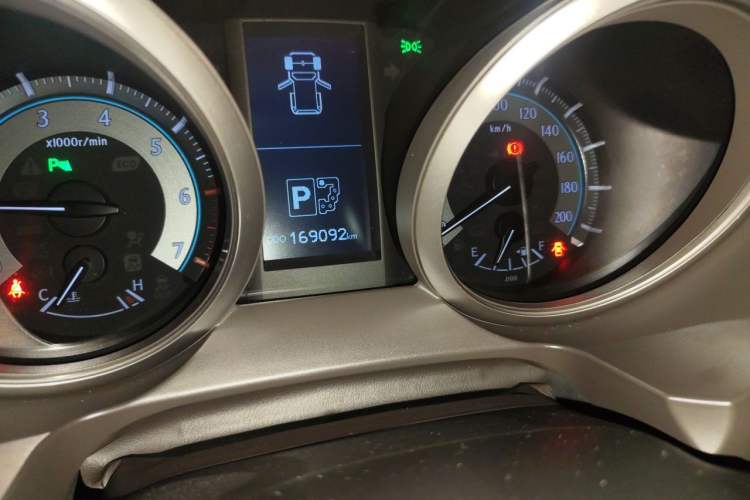 Used Toyota Prado 2010 4.0L Automatic VX Odometer Close Up