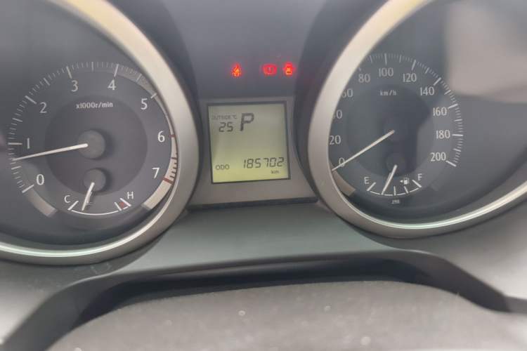 Used Toyota Prado 2010 2.7L Automatic Deluxe Edition Odometer Close Up