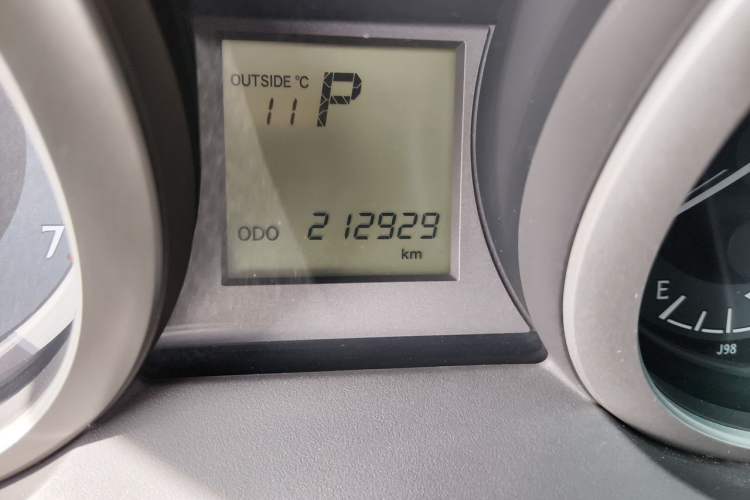 Used Toyota Prado  Odometer Close Up