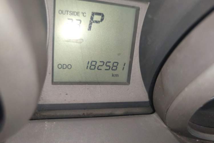 Used Toyota Prado  Odometer Close Up
