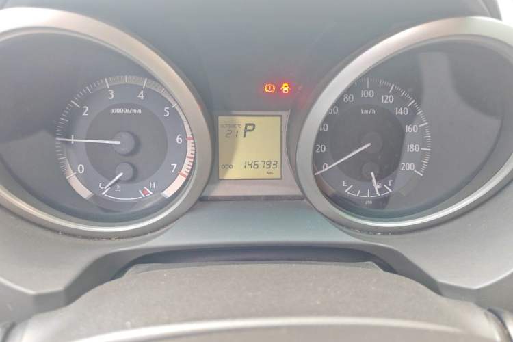Used Toyota Prado  Odometer Close Up