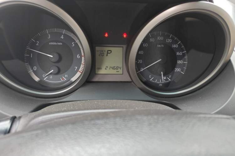 Used Toyota Prado  Odometer Close Up