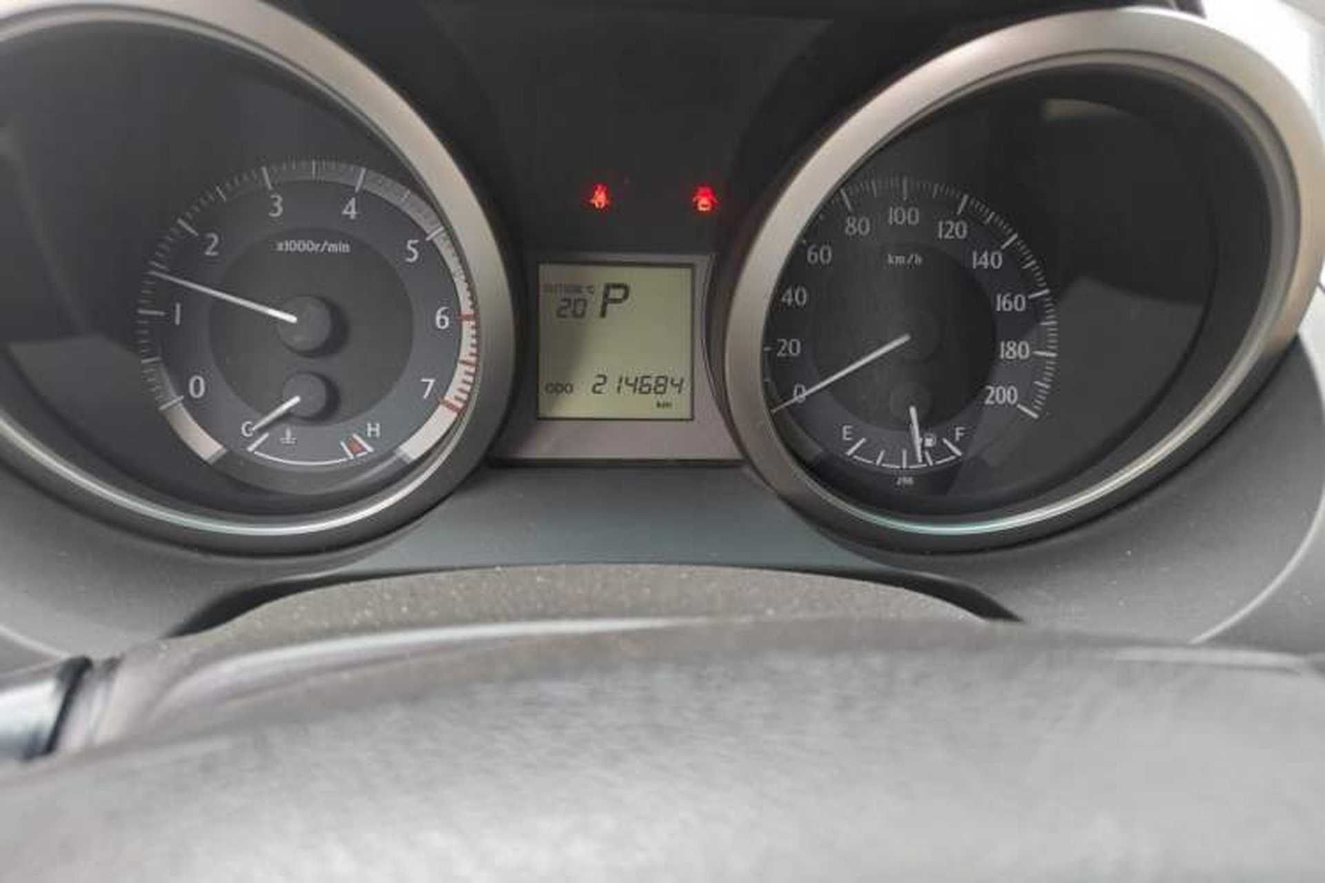 Used Toyota Prado  Odometer Close Up