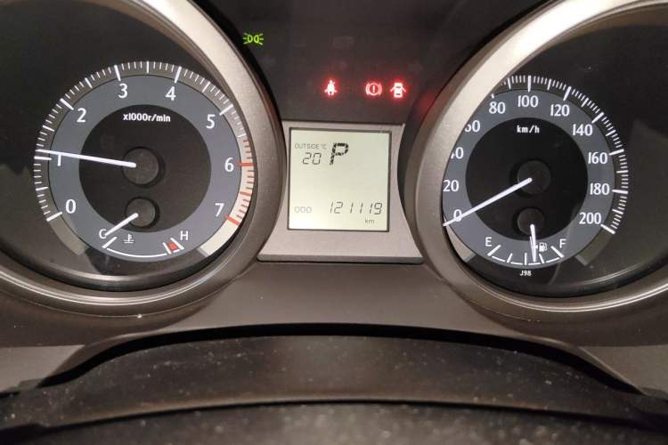 Used Toyota Prado 2012 2.7L Automatic Middle East Version Odometer Close Up