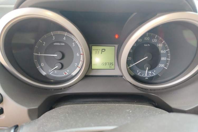 Used Toyota Prado  Odometer Close Up