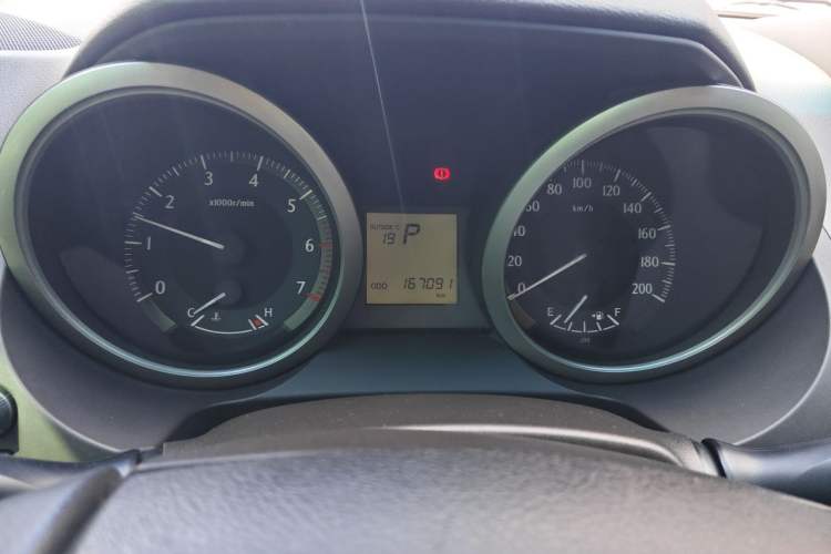 Used Toyota Prado  Odometer Close Up