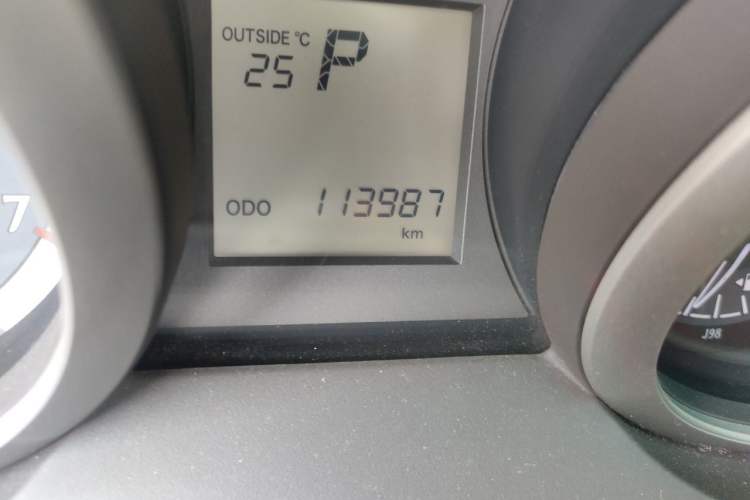 Used Toyota Prado  Odometer Close Up