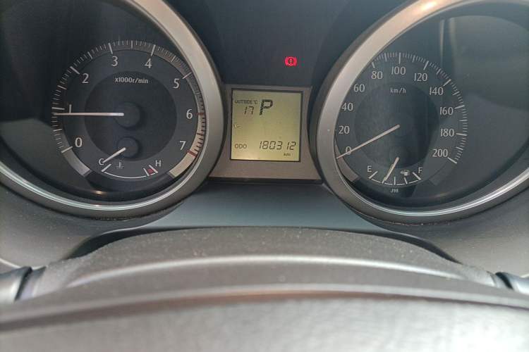 Used Toyota Prado  Odometer Close Up