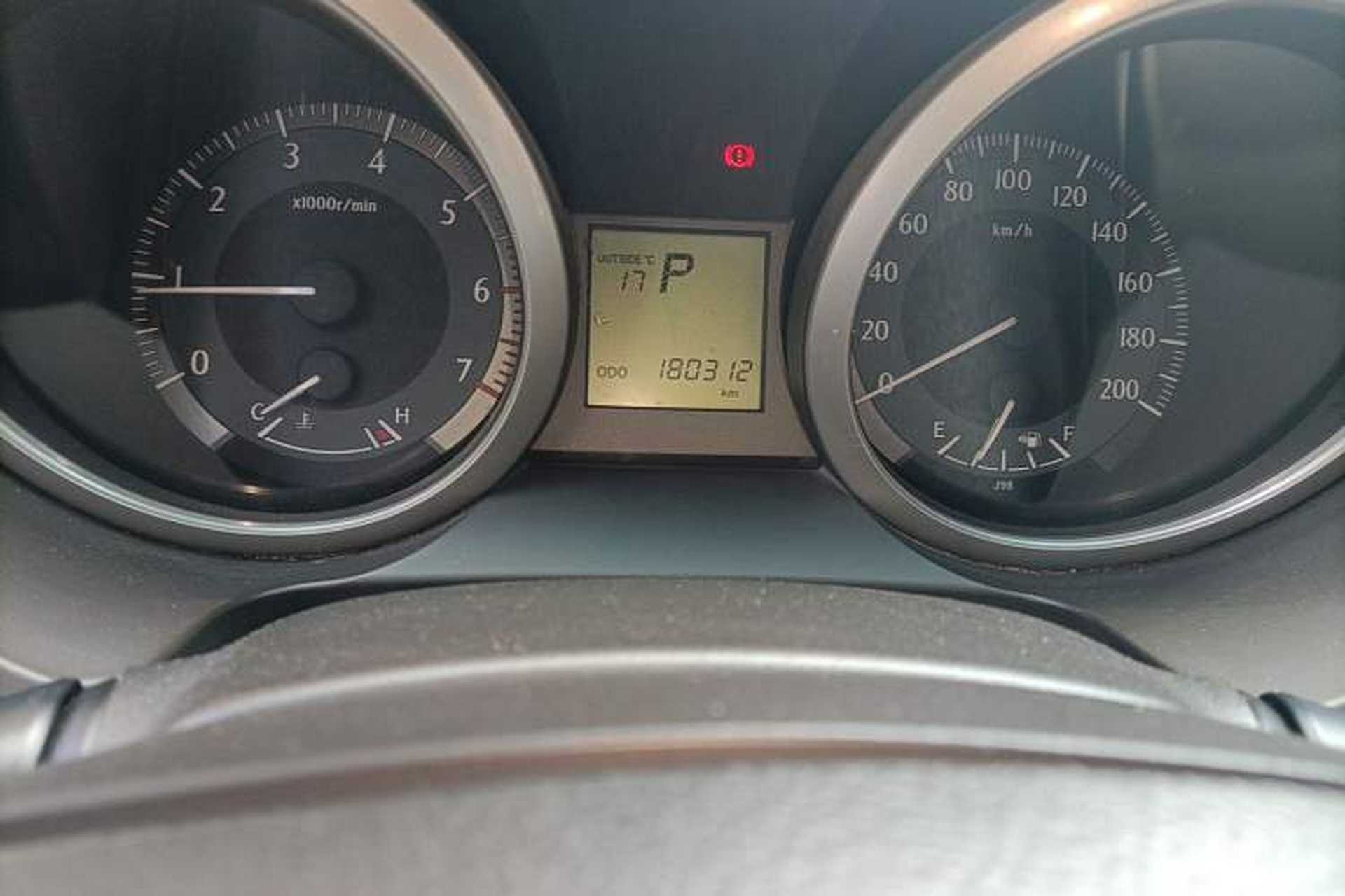 Used Toyota Prado  Odometer Close Up