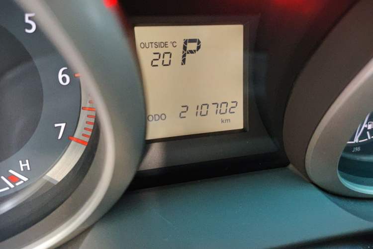 Used Toyota Prado  Odometer Close Up