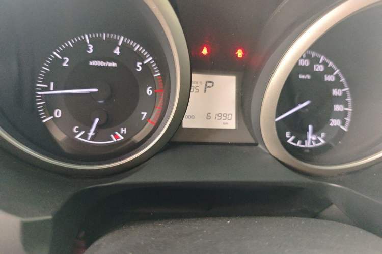 Used Toyota Prado  Odometer Close Up