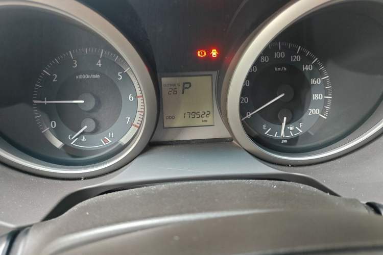 Used Toyota Prado  Odometer Close Up