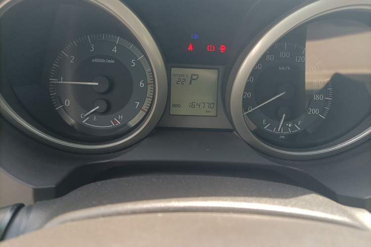Used Toyota Prado  Odometer Close Up