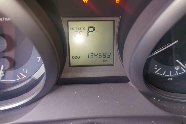 Used Toyota Prado 2013 2.7L Automatic Parallel Import Odometer Close Up
