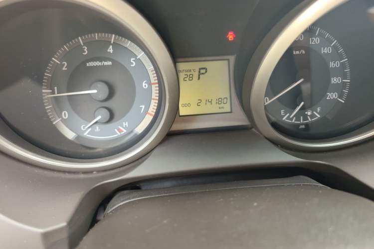 Used Toyota Prado  Odometer Close Up