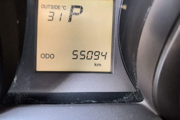 Used Toyota Prado  Odometer Close Up