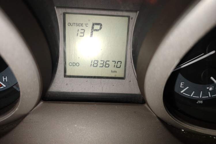Used Toyota Prado 2013 2.7L Automatic Middle East Version Odometer Close Up