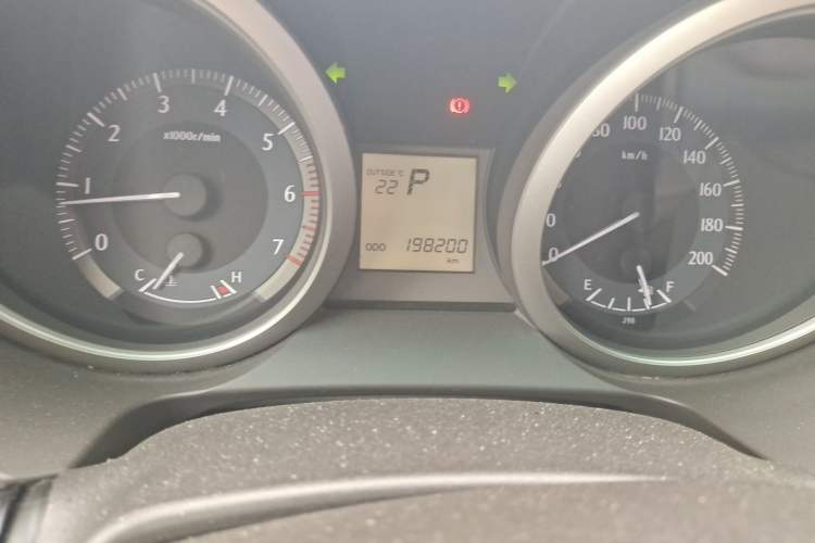 Used Toyota Prado  Odometer Close Up