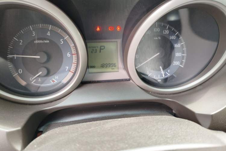 Used Toyota Prado  Odometer Close Up