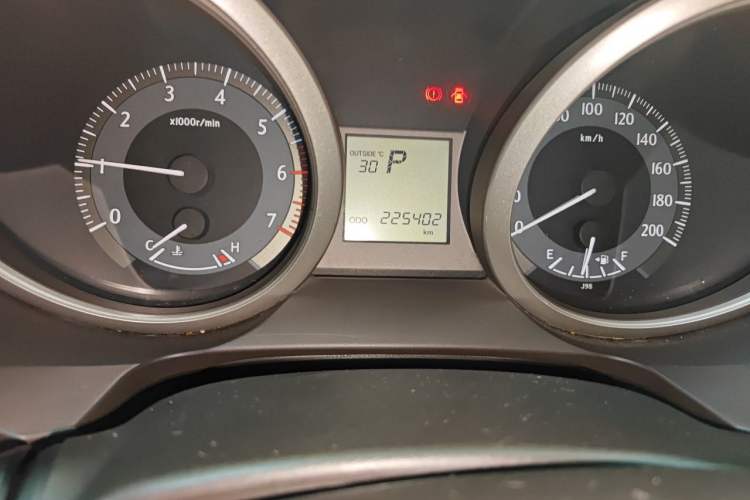 Used Toyota Prado  Odometer Close Up
