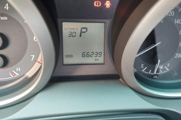 Used Toyota Prado  Odometer Close Up