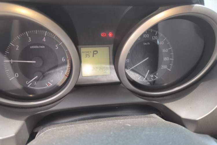 Used Toyota Prado  Odometer Close Up