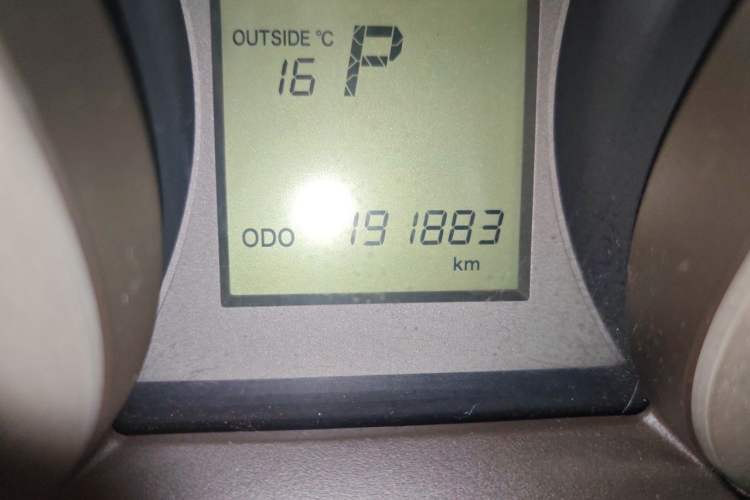 Used Toyota Prado  Odometer Close Up
