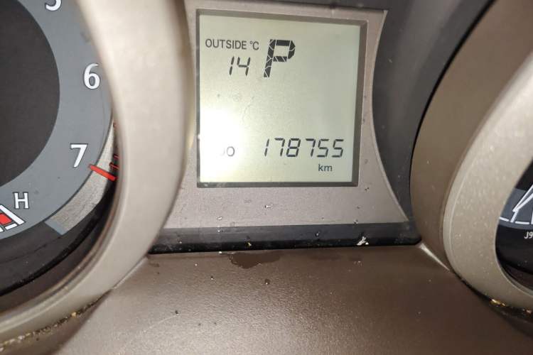 Used Toyota Prado  Odometer Close Up